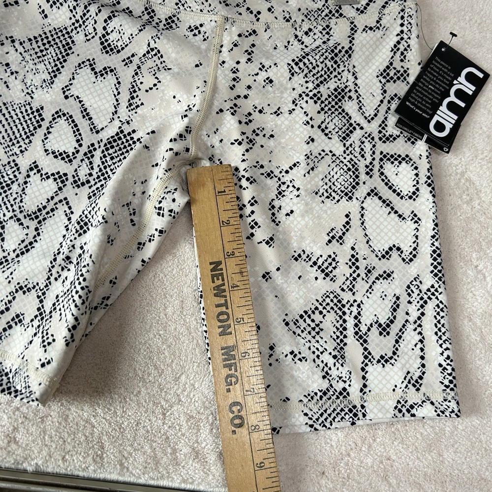 Aim'n Women Sport Bra Viper Print Top Size XS & Bike Short Bottom Size Small SET - Picture 7 of 11